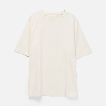 Футболка оверсайз унисекс Avenu, молочно-белая