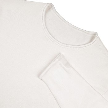 Лонгслив унисекс Siluetti Fuori, молочно-белый