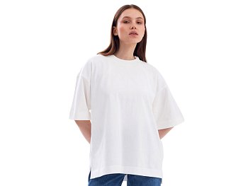 Футболка оверсайз Beta.01 унисекс, молочный