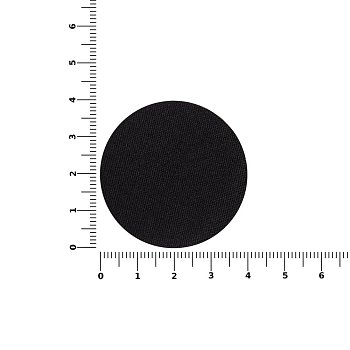 Наклейка тканевая Lunga Round, M, черная