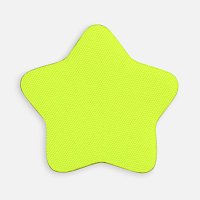 Наклейка тканевая Lunga Bial, M, желтый неон