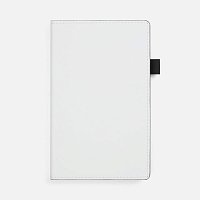 Ежедневник White Shall, недатированный, бело-черный