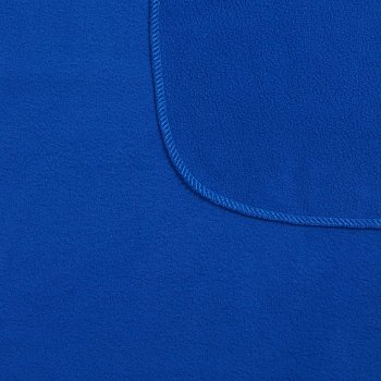 Флисовый плед Warm&Peace, ярко-синий