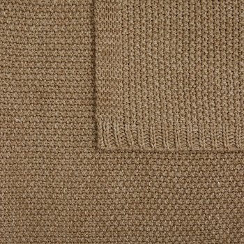 Плед Longview, коричнево-бежевый меланж