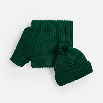 Варежки Nordkyn, темно-зеленые