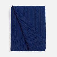 Плед Remitti, темно-синий (кобальт)