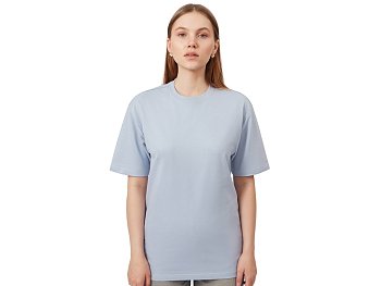 Футболка из френч терри Warsaw унисекс 220гр, небесно-голубой