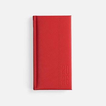 Еженедельник Baza, датированный, красный