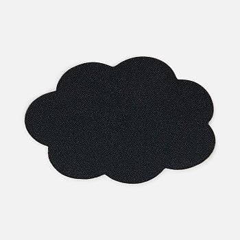 Наклейка тканевая Lunga Calum, L, черная