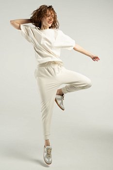 Футболка унисекс оверсайз T3, молочно-белая