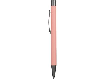 Ручка металлическая soft-touch шариковая Tender, пыльно-розовый