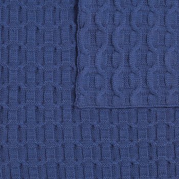 Плед Braidera, синий (черника)