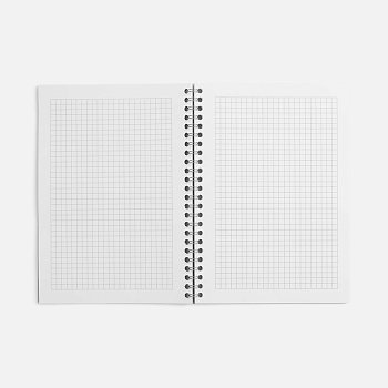 Блокнот Salvador в клетку, синий ver.2