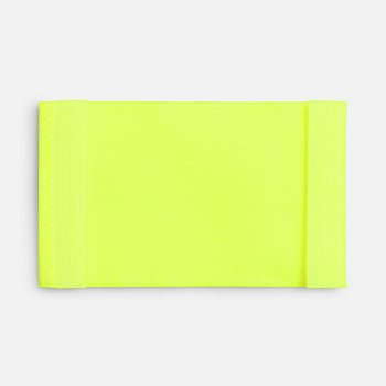 Лейбл тканевый Epsilon, M, желтый неон