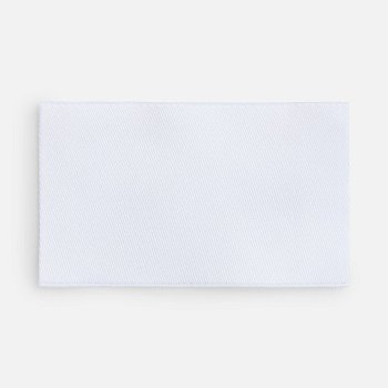 Лейбл тканевый Epsilon, M, белый