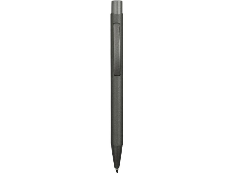 Ручка металлическая soft touch шариковая Tender, серый