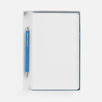 Набор White Shall, бело-голубой