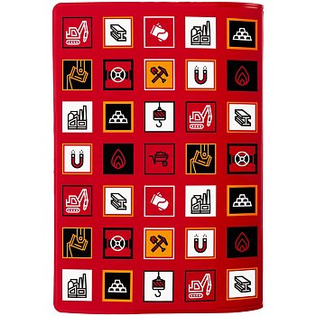 Обложка для паспорта Industry, металлургия