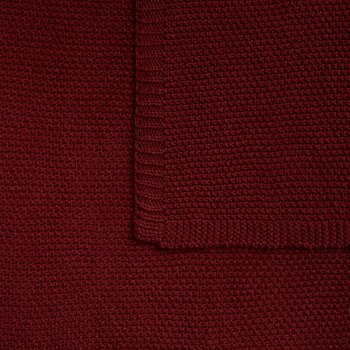 Плед Longview, темно-красный (винный)