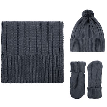 Шапка Knit Beat, серая (графит)