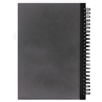Ежедневник Notera Maxi, недатированный, серый