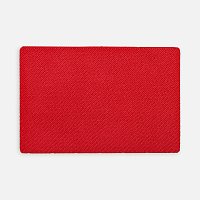 Наклейка тканевая Lunga, L, красная