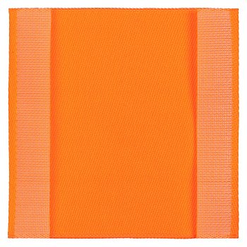 Лейбл тканевый Epsilon, L, оранжевый неон