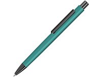 Металлическая шариковая ручка soft touch Ellipse gum, бирюзовый