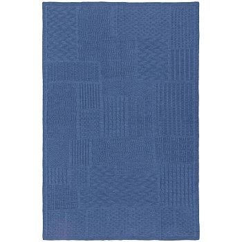 Плед Snippet, синий меланж (джинс)