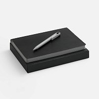 Набор Doppio, черный с серым