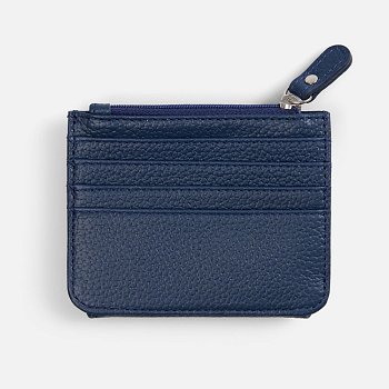 Картхолдер на молнии Unison, синий