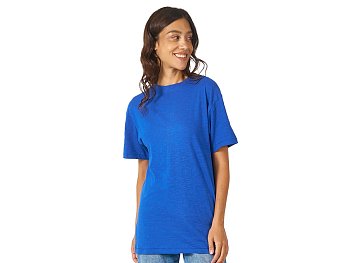 Футболка из джерси с протяжками Portofino унисекс, классический синий