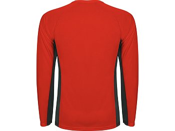 Футболка Shanghai  мужская с длинным рукавом, красный/графитовый