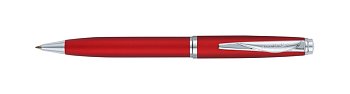 Ручка шариковая Pierre Cardin GAMME Classic с поворотным механизмом, красный матовый/серебро