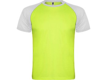 Спортивная футболка Indianapolis мужская, неоновый зеленый/белый