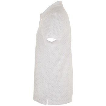 Рубашка поло мужская Brandy Men, белая с темно-синим