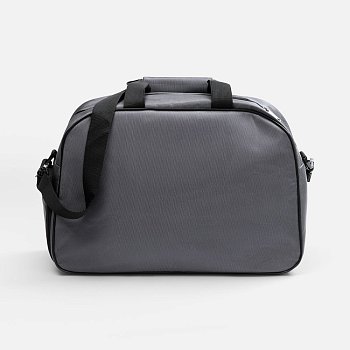 Спортивная сумка Atlantes, светло-серая с черным