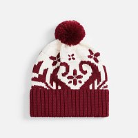 Шапка Wintertude, красная с белым