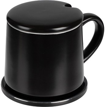 Кружка с подогревом и беспроводной зарядкой dualBase ver. 2.0 Matt, черная