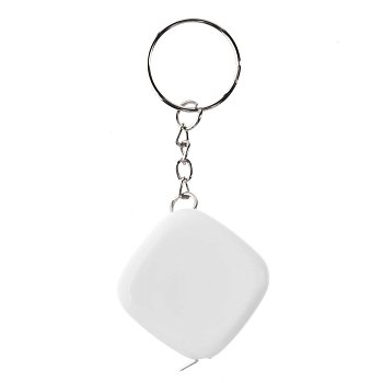 Брелок с рулеткой Metric, белый