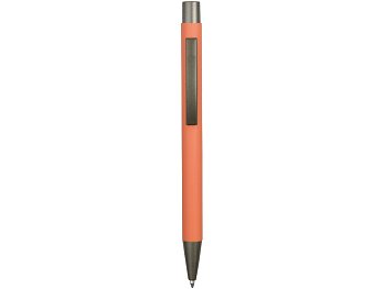 Ручка металлическая soft touch шариковая Tender, коралловый