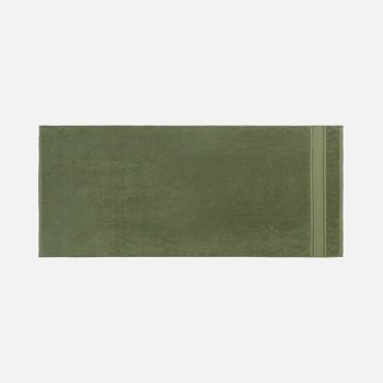 Полотенце махровое Terrychic, среднее, зеленое