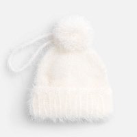 Подвеска на елку «Вьюжка», шапочка, белая