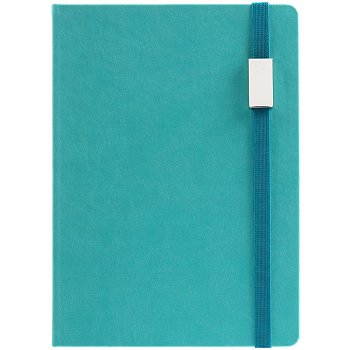 Ежедневник New Factor Metal, бирюзовый