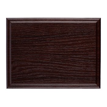 Плакетка Plaque, малая, вишня с золотистой пластиной