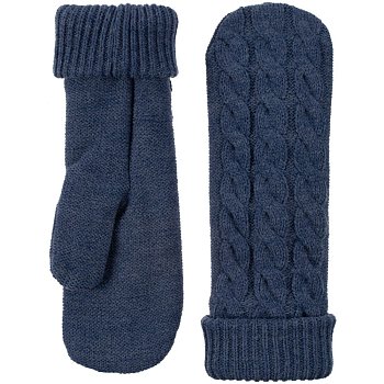 Варежки Heat Trick, синий меланж