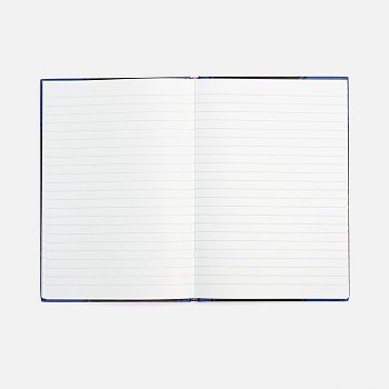 Блокнот Accenti, черный с синим