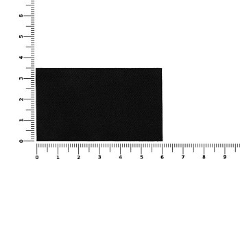 Лейбл тканевый Epsilon, M, черный