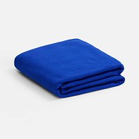 Флисовый плед Warm&Peace, ярко-синий