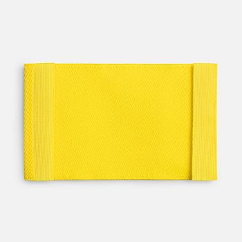 Лейбл тканевый Epsilon, M, желтый